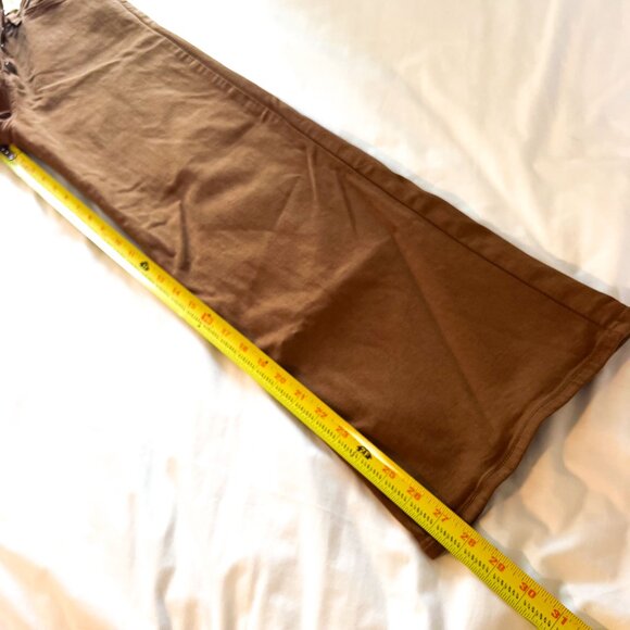 NEW L.T.J genoa fly button jean in camel size 28 - Picture 9 of 11